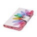 Fashion Colorful Drawing Printed Rainbow Flower PU Leather Flip Wallet Stand Case With Card Slots for Samsung Galaxy S7 Edge G935