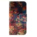 Fashion Colorful Drawing Printed Retro Flowers PU Leather Flip Wallet Stand Case With Card Slots For Samsung Galaxy S6 G920