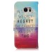 Fashion Colorful Drawing Printed Sunset With Rhesis PU Leather Flip Wallet Stand Case With Card Slots for Samsung Galaxy S7 Edge G935