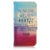 Fashion Colorful Drawing Printed Sunset With Rhesis PU Leather Flip Wallet Stand Case With Card Slots for Samsung Galaxy S7 Edge G935