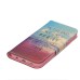 Fashion Colorful Drawing Printed Sunset With Rhesis PU Leather Flip Wallet Stand Case With Card Slots for Samsung Galaxy S7 Edge G935