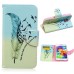 Fashion Colorful Drawing Printed Swallows Feather PU Leather Flip Wallet Stand Case With Card Slots For Samsung Galaxy S5 G900