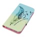 Fashion Colorful Drawing Printed Swallows Feather PU Leather Flip Wallet Stand Case With Card Slots For Samsung Galaxy S6 Edge