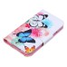 Fashion Colorful Drawing Printed White Blue Butterfly PU Leather Flip Wallet Stand Case With Card Slots For Samsung Galaxy S5 G900