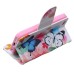 Fashion Colorful Drawing Printed White Blue Butterfly PU Leather Flip Wallet Stand Case With Card Slots For iPhone 5c