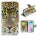 Fashion Colorful Drawing Printed Yellow Tiger PU Leather Flip Wallet Stand Case With Card Slots For Samsung Galaxy S6 Edge