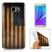 Fashion Colorful Glitter Print Stars And Stripes TPU Soft Back Case Cover For Samsung Galaxy Note 5