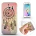 Fashion Drawing Pink Dreamcatcher TPU Case Back Cover For Samsung Galaxy S6 Edge