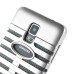 Fashion Elvis Microphone Style Anti-skid TPU and PC Hybrid Case for Samsung Galaxy Note 4 - Silver