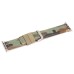 Fashion Jeans Cloth Skin Stainless Steel Buckle Wrist Band for Apple Watch 38 mm - Camouflage