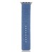 Fashion Jeans Cloth Skin Stainless Steel Buckle Wrist Band for Apple Watch 42 mm - Blue