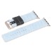 Fashion Jeans Cloth Skin Stainless Steel Buckle Wrist Band for Apple Watch 42 mm - Light Blue