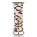 Fashion Leopard Skin Silicone Stainless Steel Buckle Wrist Band for Apple Watch 42 mm
