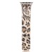 Fashion Leopard Skin Silicone Stainless Steel Buckle Wrist Band for Apple Watch 42 mm