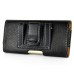 Fashion Litchi Grain Horizontal Leather Pouch Holster with Belt Clip for iPhone 6 4.7 inch - Black