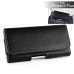 Fashion Litchi Grain Horizontal Leather Pouch Holster with Belt Clip for iPhone 6 Plus - Black