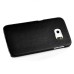 Fashion Litchi Grain Leather Coated Protective Back Cover for Samsung Galaxy S6 Edge - Black