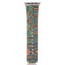 Fashion National Totem Skin Silicone Stainless Steel Buckle Wrist Band for Apple Watch 38 mm