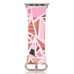 Fashion Pink Polygon Skin Silicone Stainless Steel Buckle Wrist Band for Apple Watch 38mm