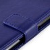 Fashion Pull-Up  PU Leather Flip Stand Card Slots Case For Samsung Galaxy S6 Edge - Blue