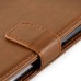 Fashion Pull-Up  PU Leather Flip Stand Card Slots Case For Samsung Galaxy S6 Edge - Brown