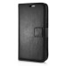 Fashion Pull-Up  PU Leather Flip Stand Card Slots Case For Samsung Galaxy S6 G920 - Black