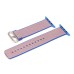 Fashion Pure Color Nylon Wrist Strap Watch Band for Apple Watch 38 mm - Blue
