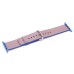 Fashion Pure Color Nylon Wrist Strap Watch Band for Apple Watch 38 mm - Blue