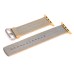 Fashion Pure Color Nylon Wrist Strap Watch Band for Apple Watch 38 mm -  Gold/Blue