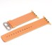 Fashion Pure Color Nylon Wrist Strap Watch Band for Apple Watch 38 mm - Gold/Red