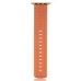 Fashion Pure Color Nylon Wrist Strap Watch Band for Apple Watch 38 mm - Gold/Red