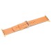 Fashion Pure Color Nylon Wrist Strap Watch Band for Apple Watch 38 mm - Gold/Red