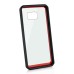 Fashion Series Slim Clear Back Gel Bumper Case Hard Cover For Samsung Galaxy Note 5 - Red