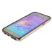 Fashion Stripe Impact Resistance Rugged Hybrid Plastic Frame And TPU Back Case Cover For Samsung Galaxy Note 5 - Gold