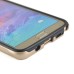 Fashion Stripe Impact Resistance Rugged Hybrid Plastic Frame And TPU Back Case Cover For Samsung Galaxy Note 5 - Gold