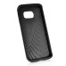 Fashion Stripe Impact Resistance Rugged Hybrid Plastic Frame And TPU Back Case Cover For Samsung Galaxy S6 Edge - Grey