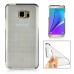 Fashion Transparent Clear Colored Frame TPU Back Case Cover For Samsung Galaxy Note 5 - Black