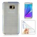 Fashion Transparent Clear Colored Frame TPU Back Case Cover For Samsung Galaxy Note 5 - Blue