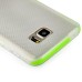 Fashion Transparent Clear Colored Frame TPU Back Case Cover For Samsung Galaxy Note 5 - Green