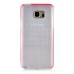 Fashion Transparent Clear Colored Frame TPU Back Case Cover For Samsung Galaxy Note 5 - Red