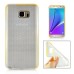 Fashion Transparent Clear Colored Frame TPU Back Case Cover For Samsung Galaxy Note 5 - Yellow