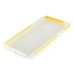 Fashion Transparent Clear Colored Frame TPU Back Case Cover For Samsung Galaxy Note 5 - Yellow