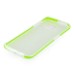 Fashion Transparent Clear Colored Frame TPU Back Case Cover For Samsung Galaxy S6 Edge - Green