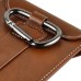 Fashion Up-Down Open Flip PU Leather Magnetic Closure Card Holder Belt Clip Holster Bag Pouch Case For iPhone 6 Plus Samsung Galaxy Note 5 / 3 / 4 - Brown