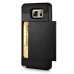 Fashion VERUS Horizontal Sliding Card Slot TPU And PC Hybrid Case For Samsung Galaxy Note 5 - Black