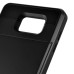 Fashion VERUS Horizontal Sliding Card Slot TPU And PC Hybrid Case For Samsung Galaxy Note 5 - Black