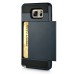 Fashion VERUS Horizontal Sliding Card Slot TPU And PC Hybrid Case For Samsung Galaxy Note 5 - Dark Blue