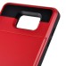 Fashion VERUS Horizontal Sliding Card Slot TPU And PC Hybrid Case For Samsung Galaxy Note 5 - Red