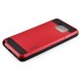 Fashion VERUS Horizontal Sliding Card Slot TPU And PC Hybrid Case For Samsung Galaxy Note 5 - Red