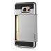 Fashion VERUS Horizontal Sliding Card Slot TPU And PC Hybrid Case For Samsung Galaxy Note 5 - Silver